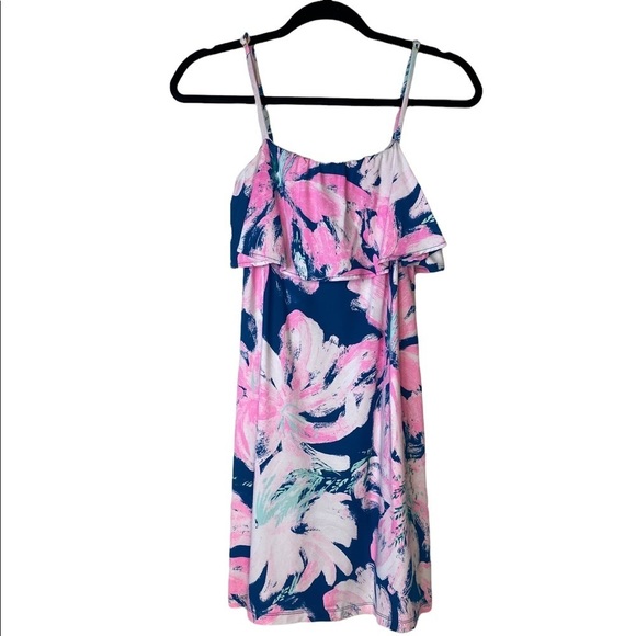 LILLY Pulitzer Bundle of 2 Dresses: Annastasha Floral & Green Beckett Dr… - Picture 4 of 17